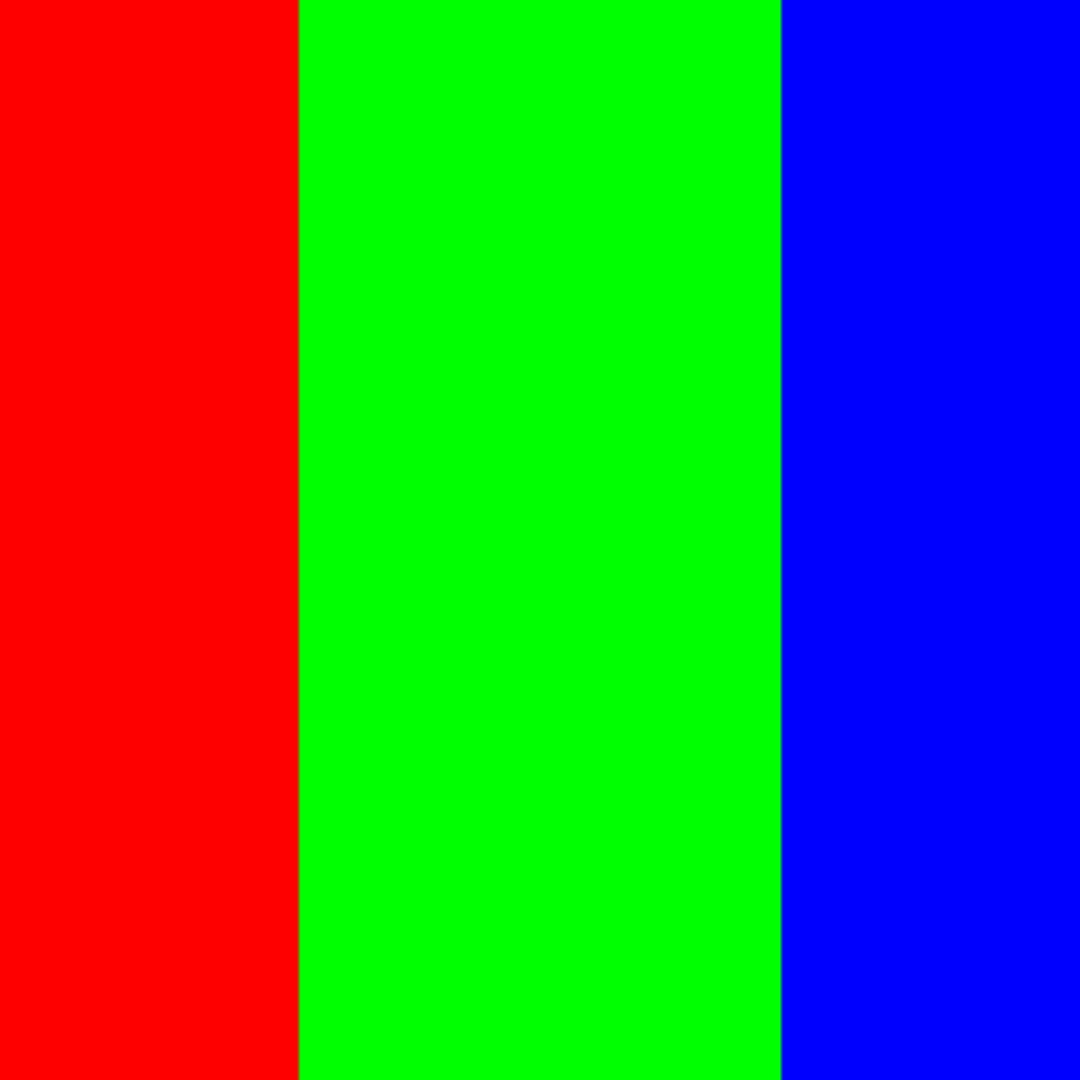 Fill: 1080 x 1080 JPG: synthetic color bands showing the crop or borders